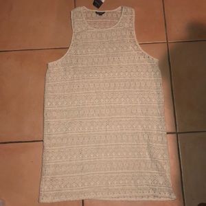 NWT topshop cream lace dress size 12